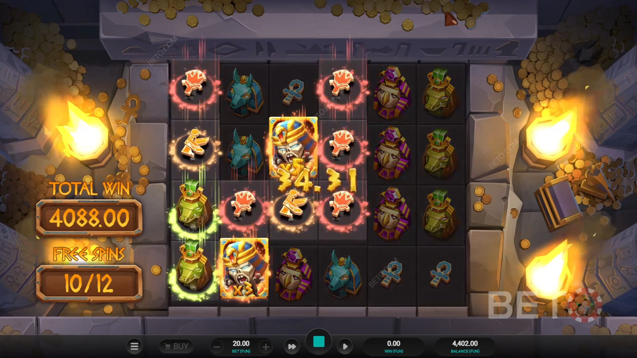รีวิวเกม Ramses Revenge โดย BETO Slots