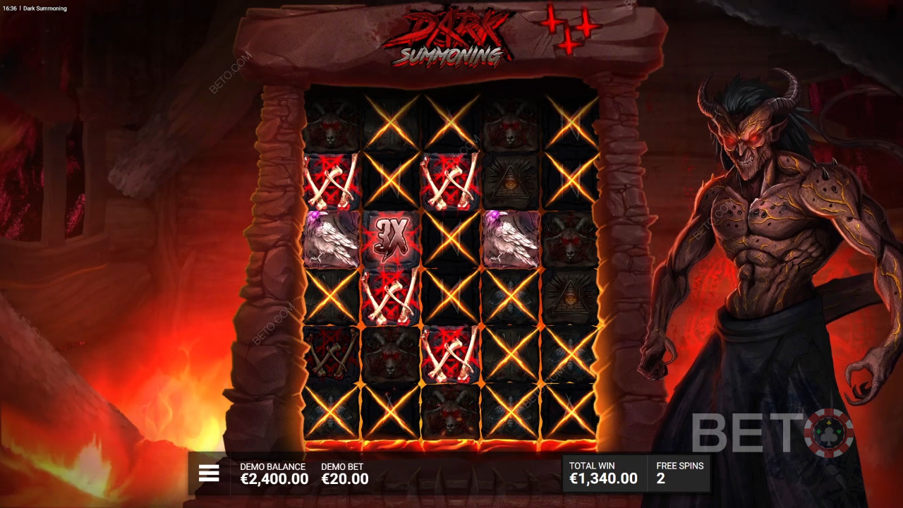 รีวิว Dark Summoning โดย BETO Slots