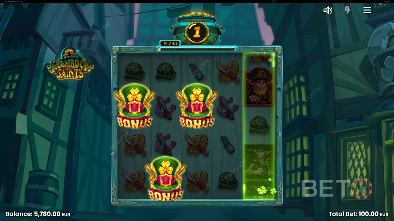 รีวิว Shamrock Saints โดย BETO Slots