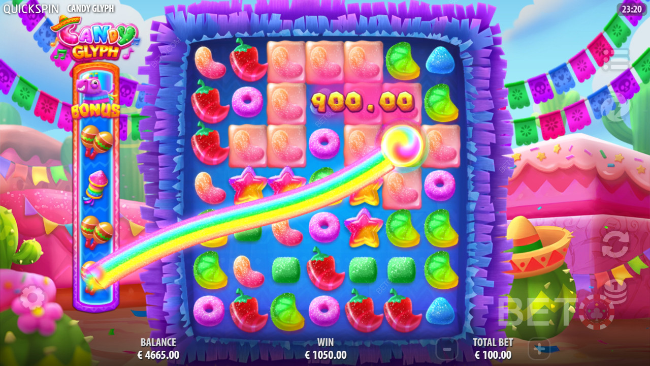 รีวิว Candy Glyph โดย BETO Slots