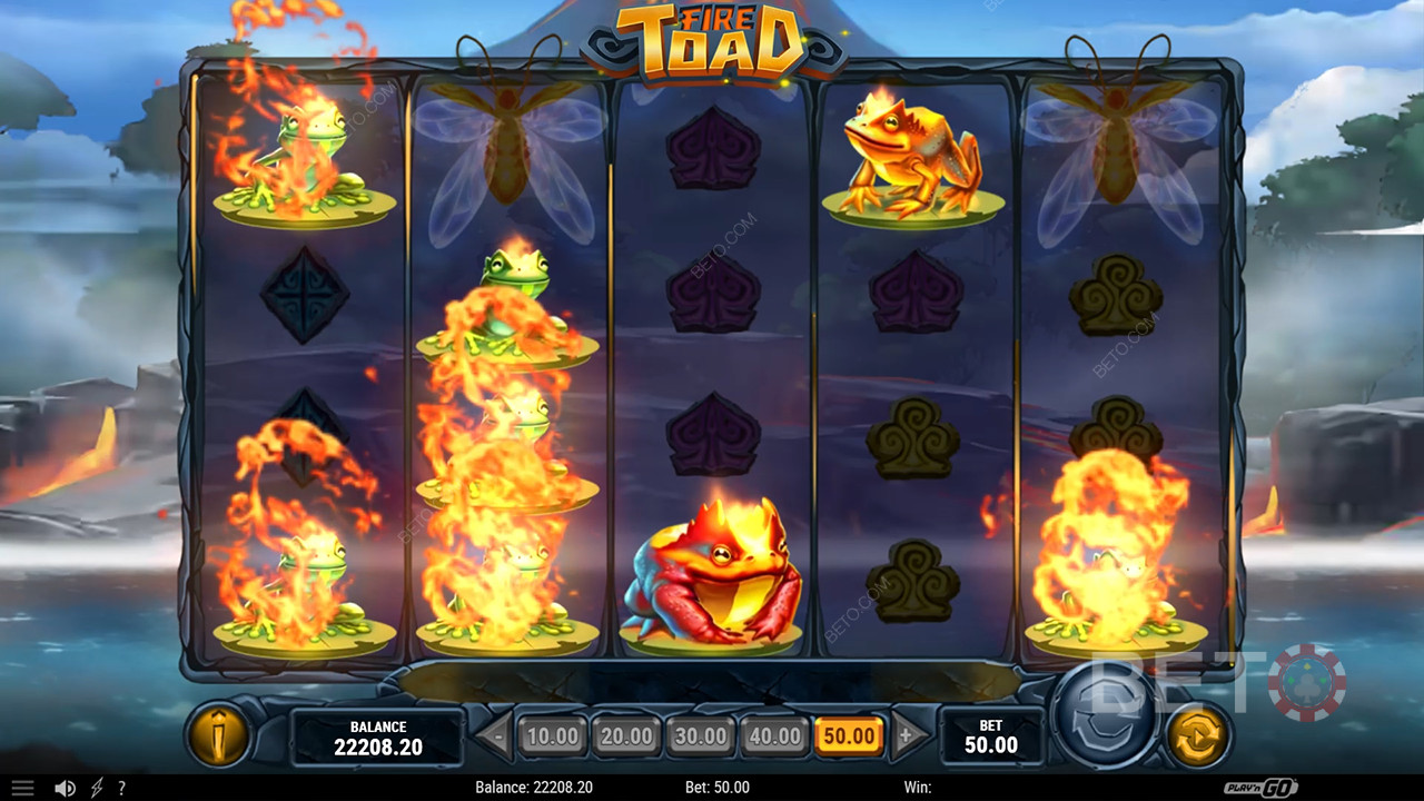 รีวิว Fire Toad โดย BETO Slots
