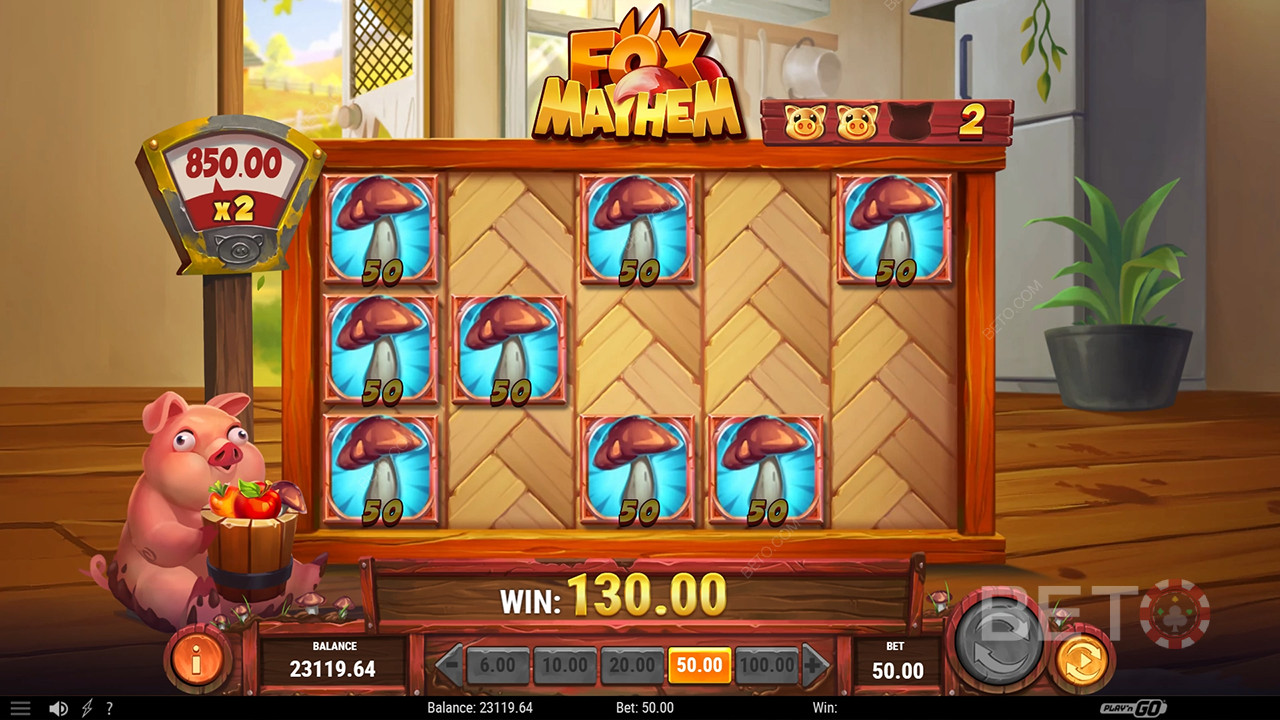 รีวิว Fox Mayhem โดย BETO Slots