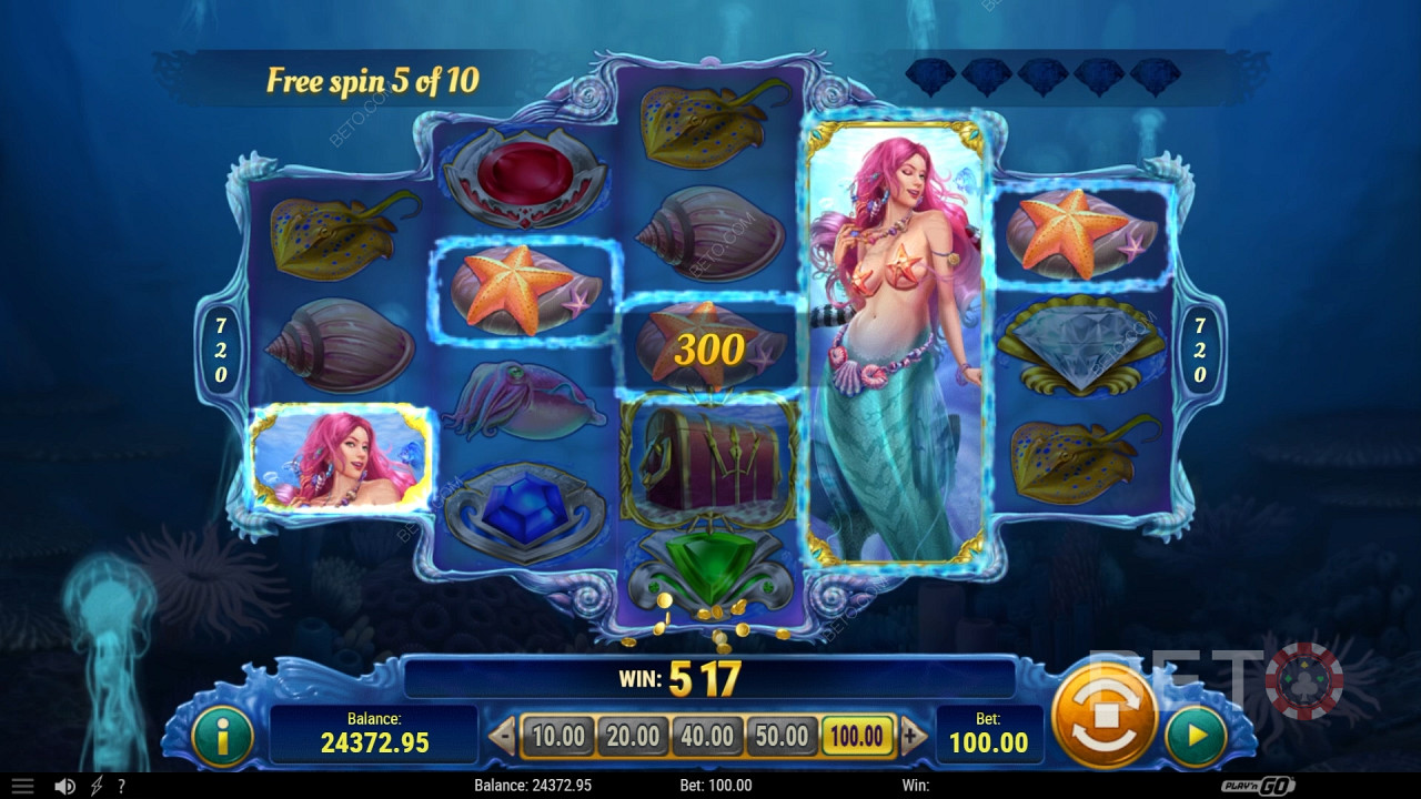 Mermaid's Diamond เล่นฟรี