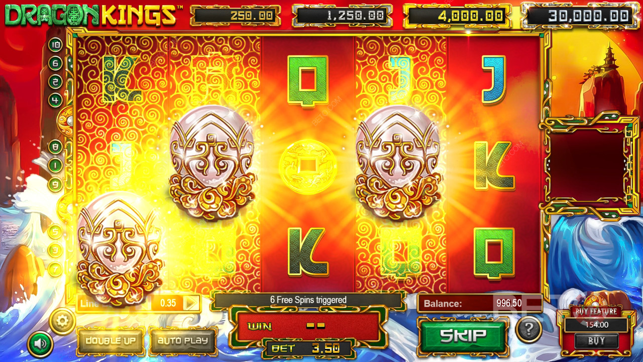 รีวิว Dragon Kings โดย BETO Slots