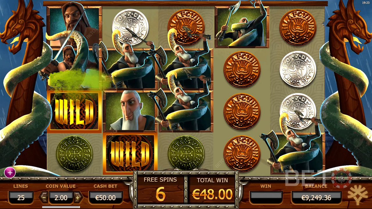 รีวิว Vikings Go Wild โดย BETO Slots