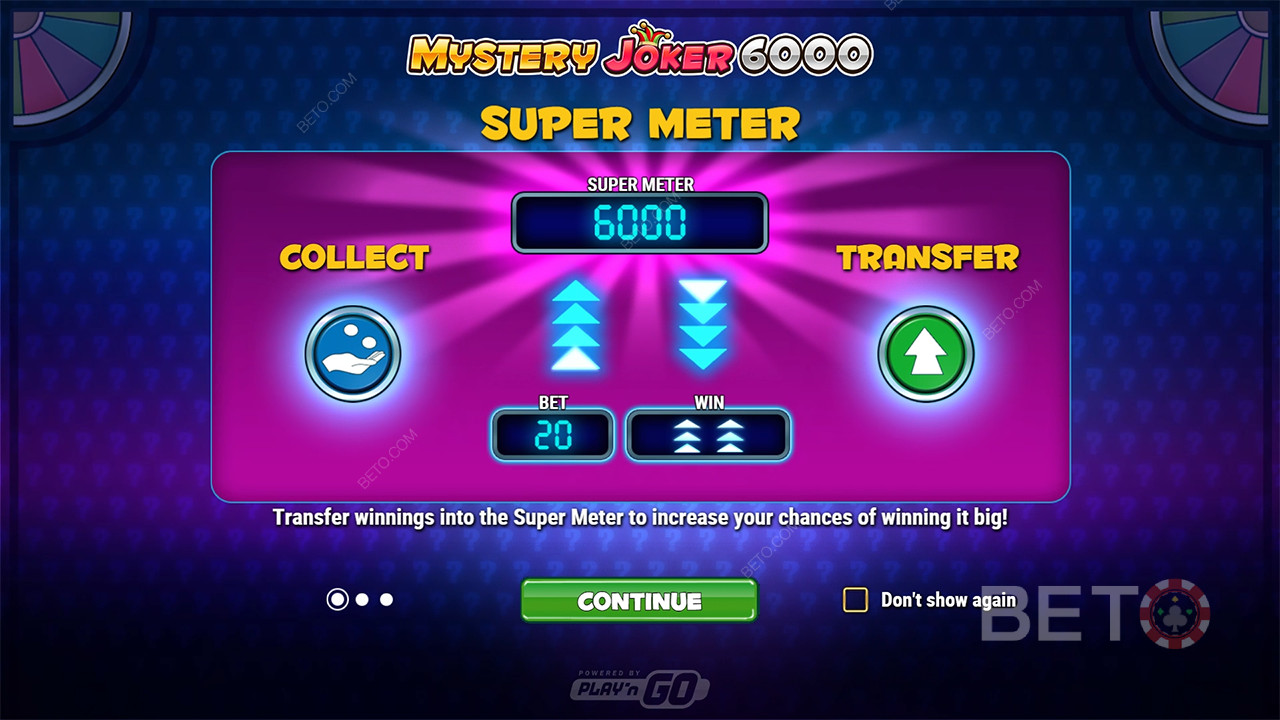 อธิบายฟีเจอร์โบนัสใน Mystery Joker 6000 โดย Play