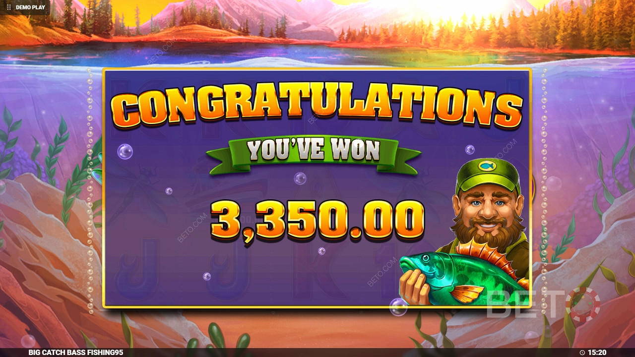 รับรางวัล 4,000x เดิมพันของคุณใน Big Catch Bass Fishing Slot ออนไลน์!