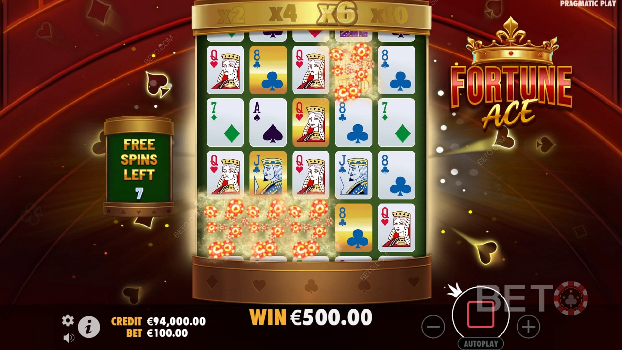 รับรางวัล 5,000x เดิมพันของคุณใน Fortune Ace Slot Online!