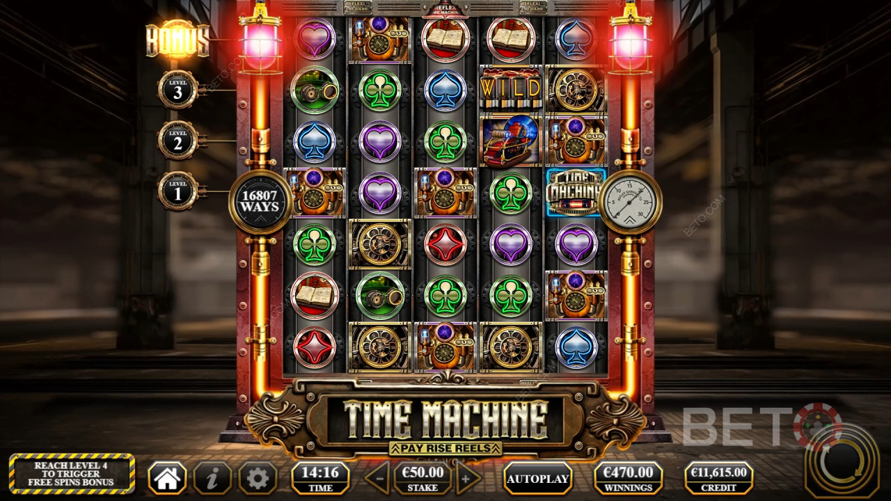 รีวิวไทม์แมชชีนโดย BETO Slots