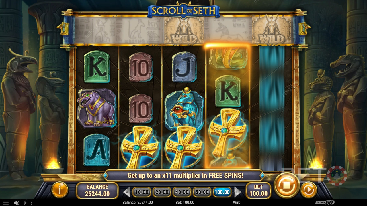 Scroll of Seth Review โดย BETO Slots