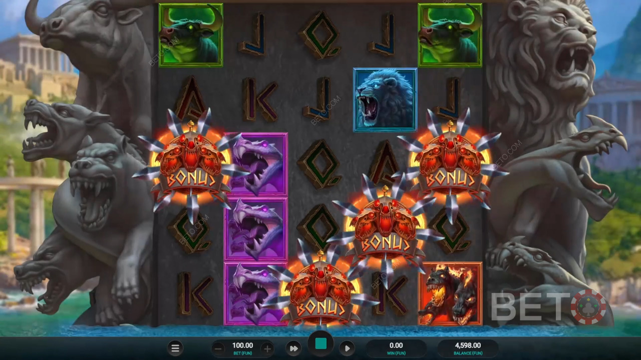 Hercules Unleashed รีวิวโดย BETO Slots