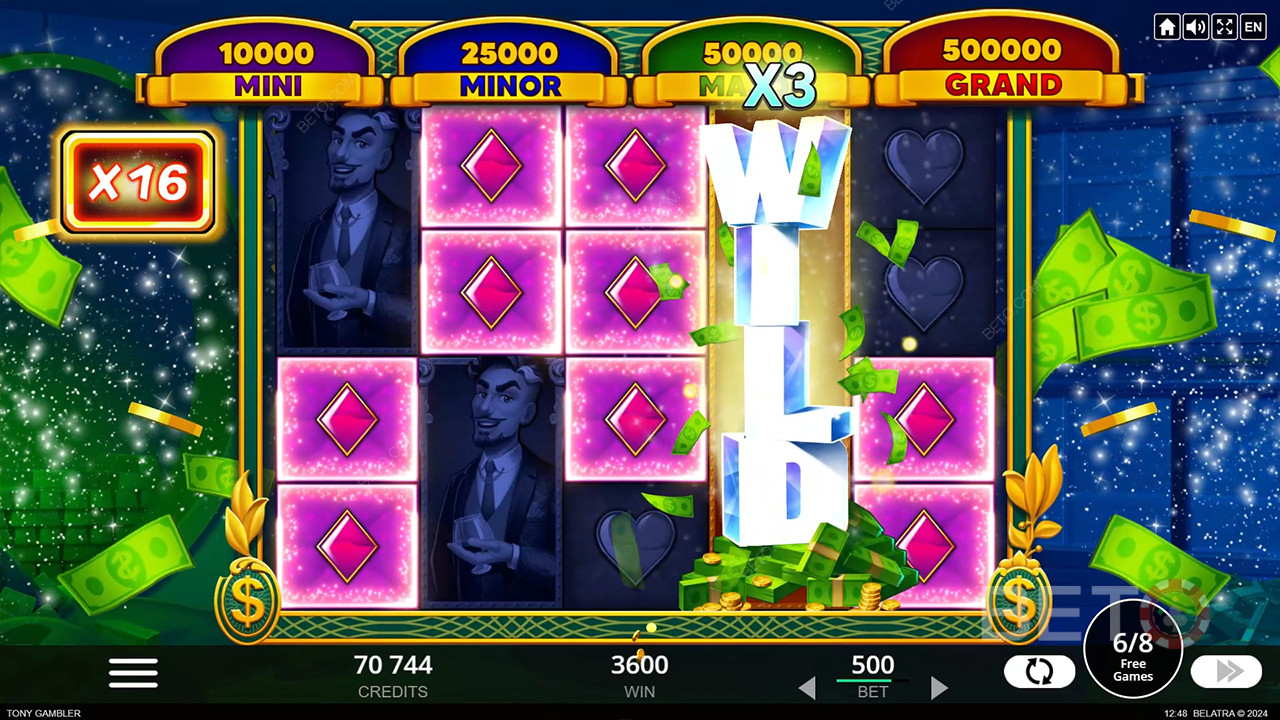 รีวิว Tony Gambler โดย BETO Slots