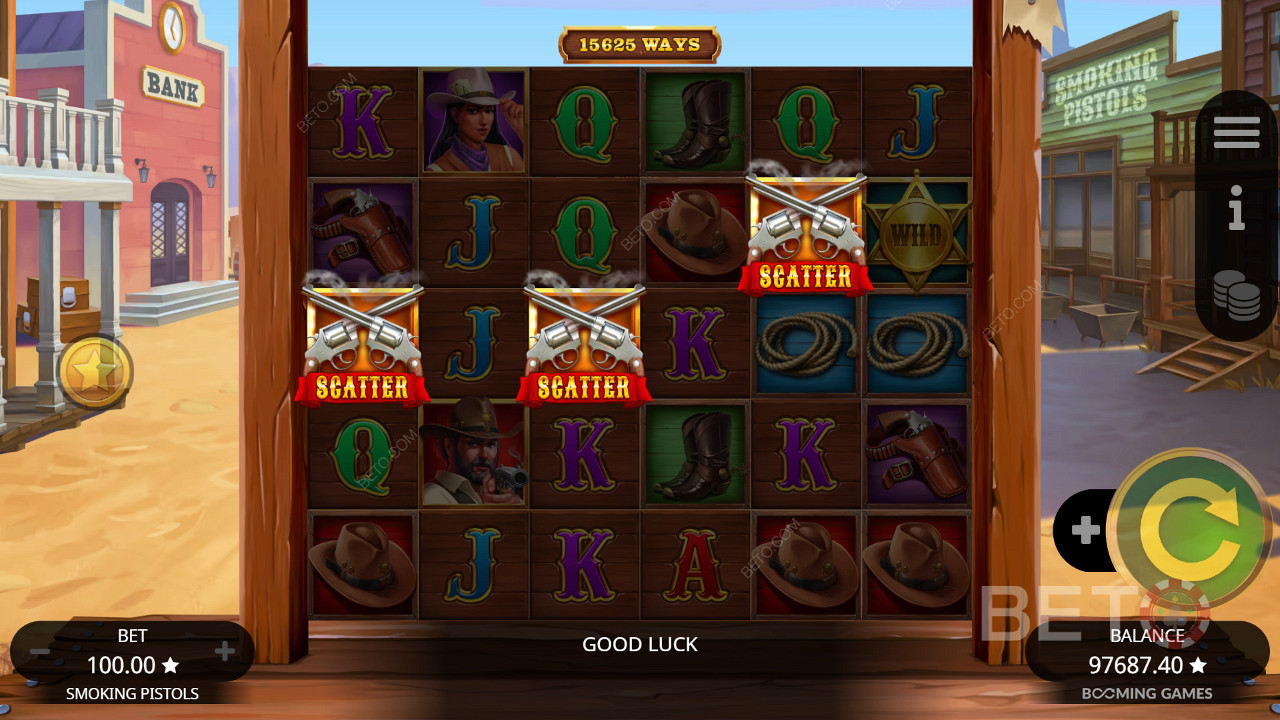 Smoking Pistols รีวิวโดย BETO Slots