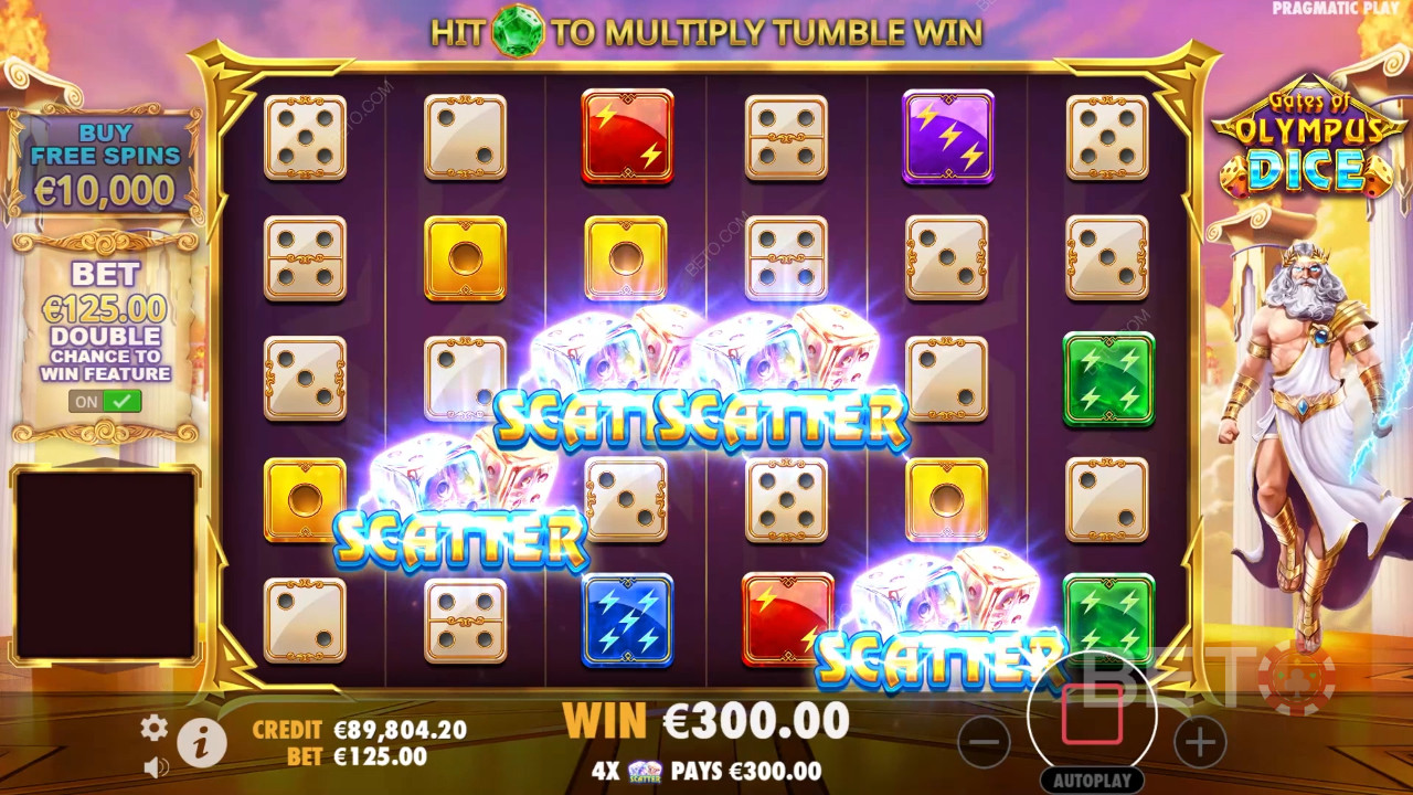 รีวิว Gates of Olympus Dice โดย BETO Slots