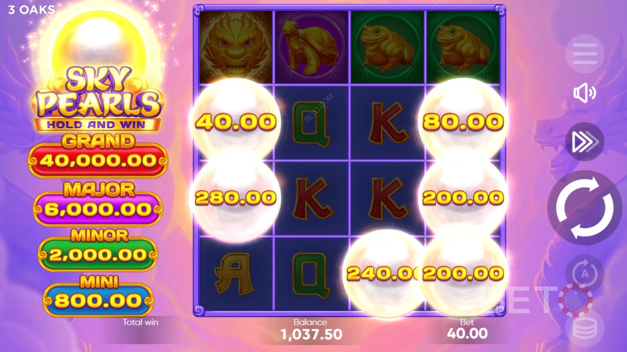 รีวิว Sky Pearls โดย BETO Slots