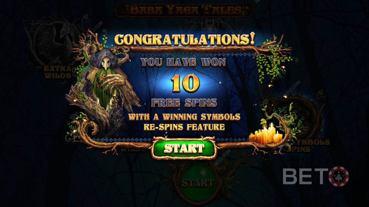รับรางวัล 1,000 เท่าของเดิมพันของคุณในสล็อตออนไลน์ Baba Yaga Tales!