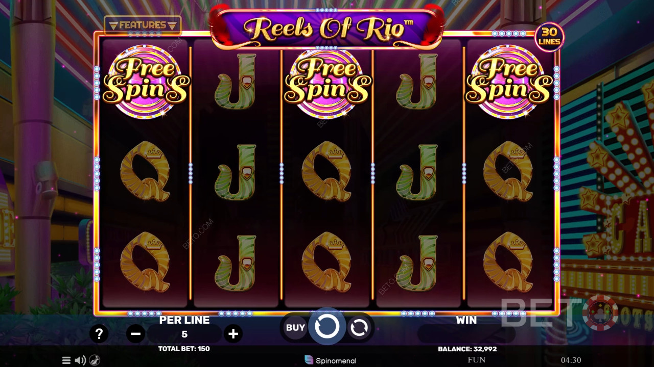 Reels Of Rio - รีวิว Party Time โดย BETO Slots