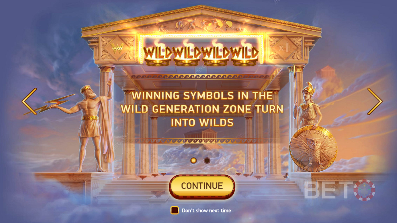 สัญลักษณ์ทั้งหมดที่เกี่ยวข้องกับการชนะใน Wild Generation Zone จะกลายเป็น Wilds