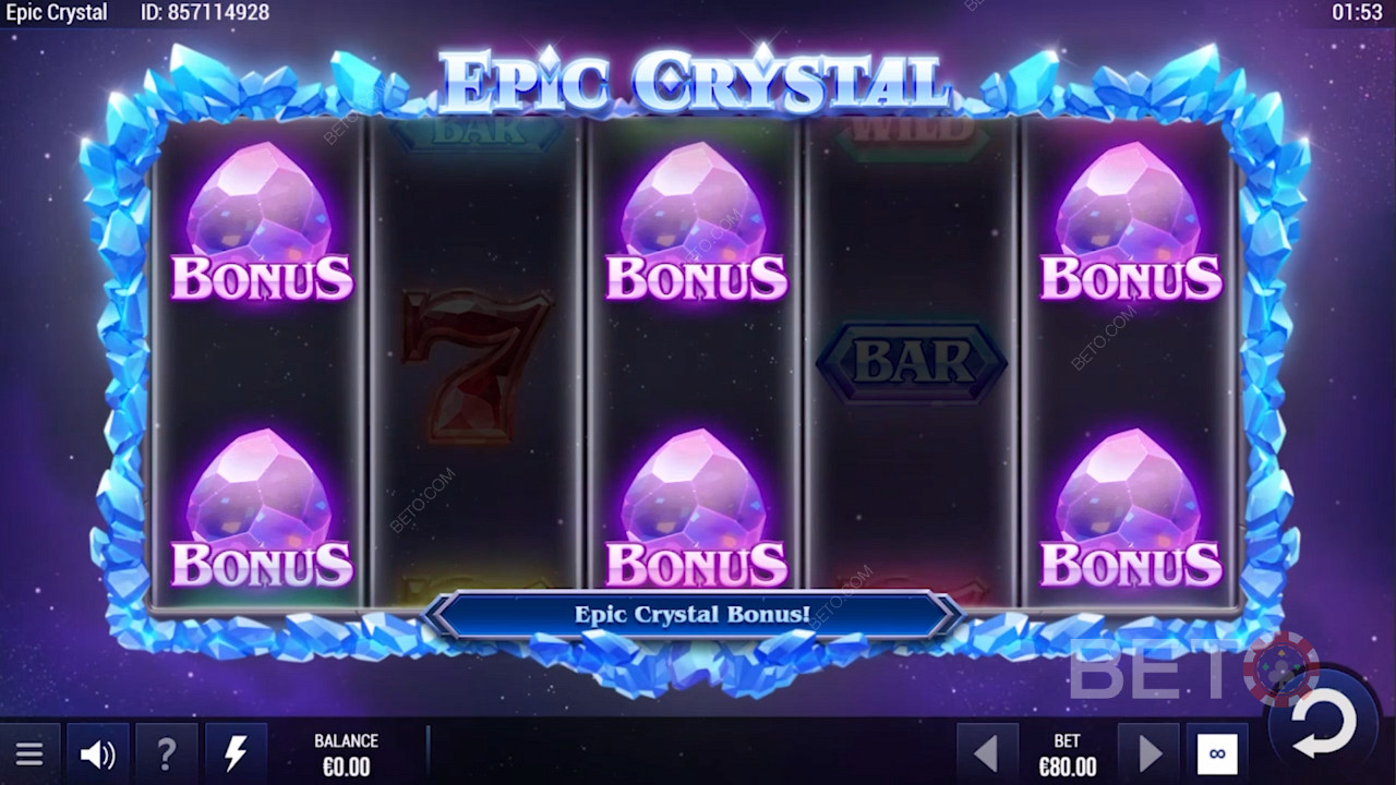 เปิดตัวรอบโบนัสของ Epic Crystal