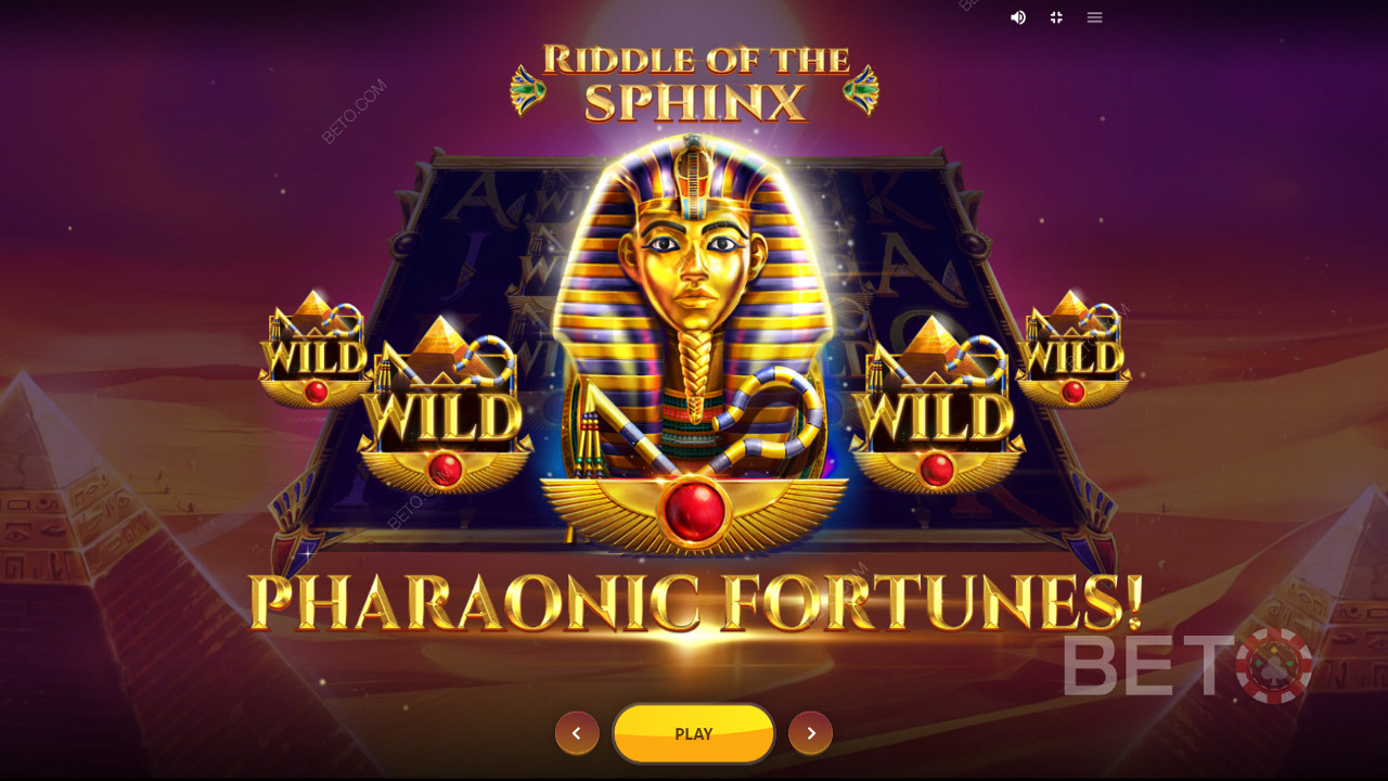 โบนัสพิเศษของ Pharaonic Fortunes ใน Riddle Of The Sphinx