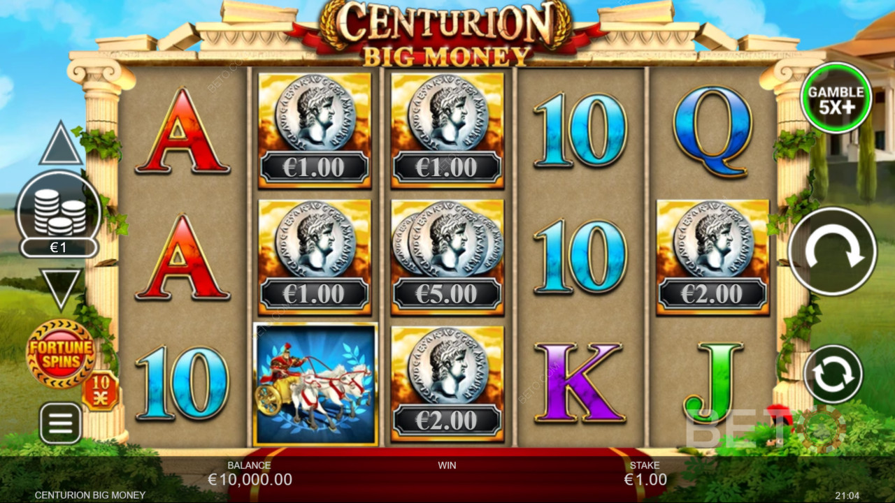 วิธีเล่น Centurion Big Money ของ Inspired Gaming