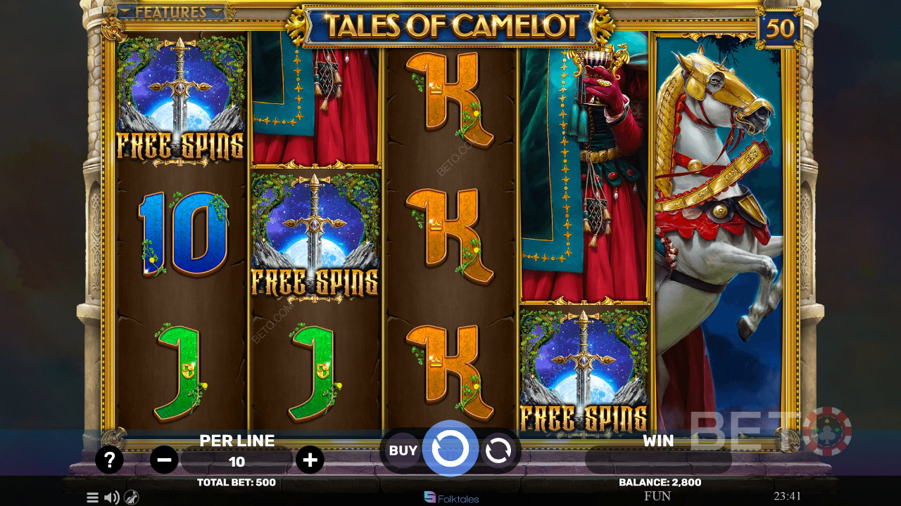 Tales of Camelot เล่นฟรี