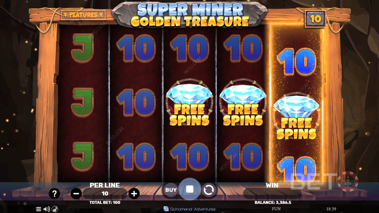 Super Miner - Golden Treasure เล่นฟรี