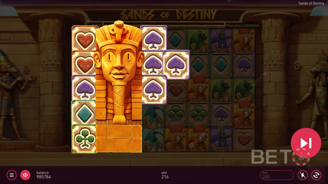 รีวิว Sands of Destiny โดย BETO Slots