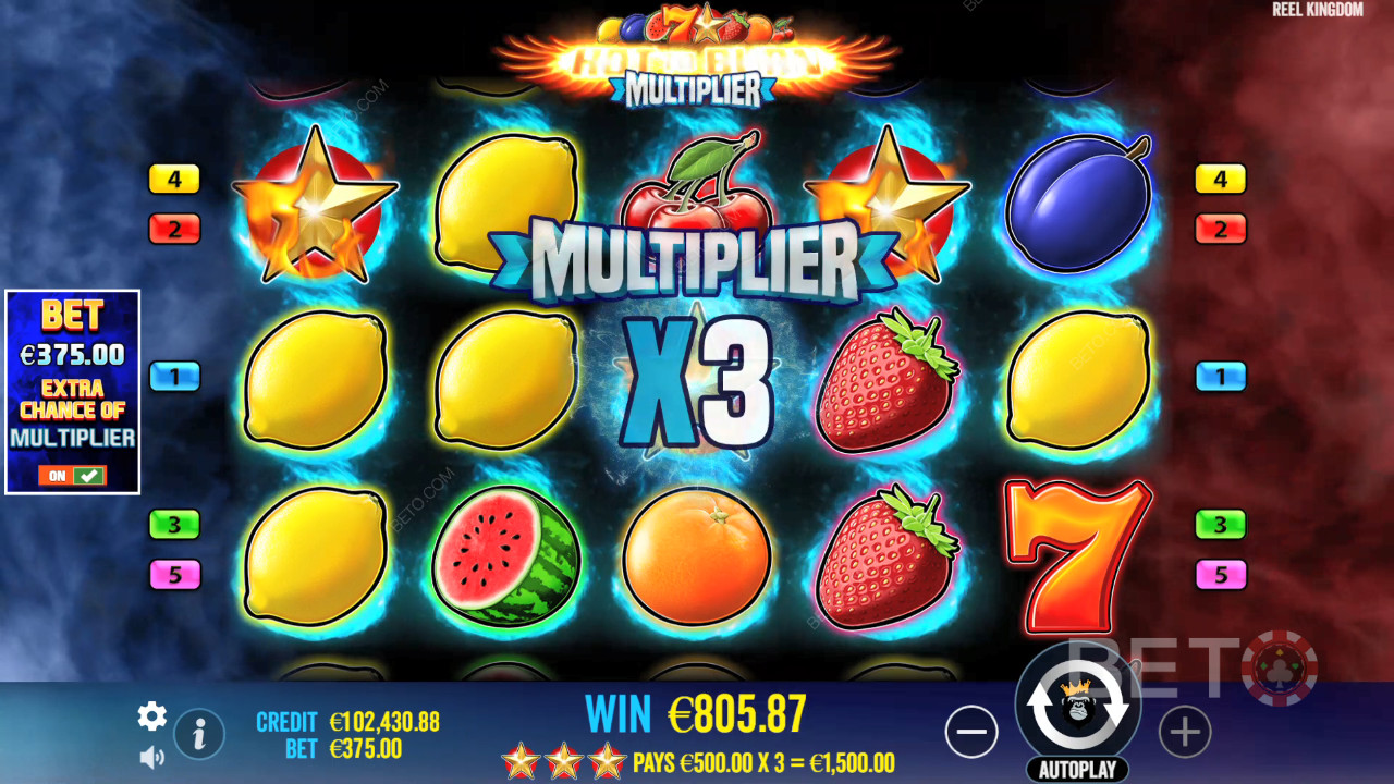Hot to Burn Multiplier เล่นฟรี