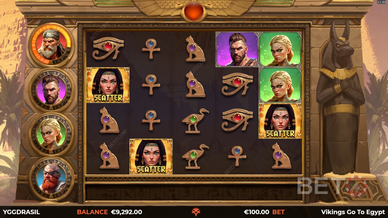 รีวิว Vikings Go To Egypt Wild Fight โดย BETO Slots