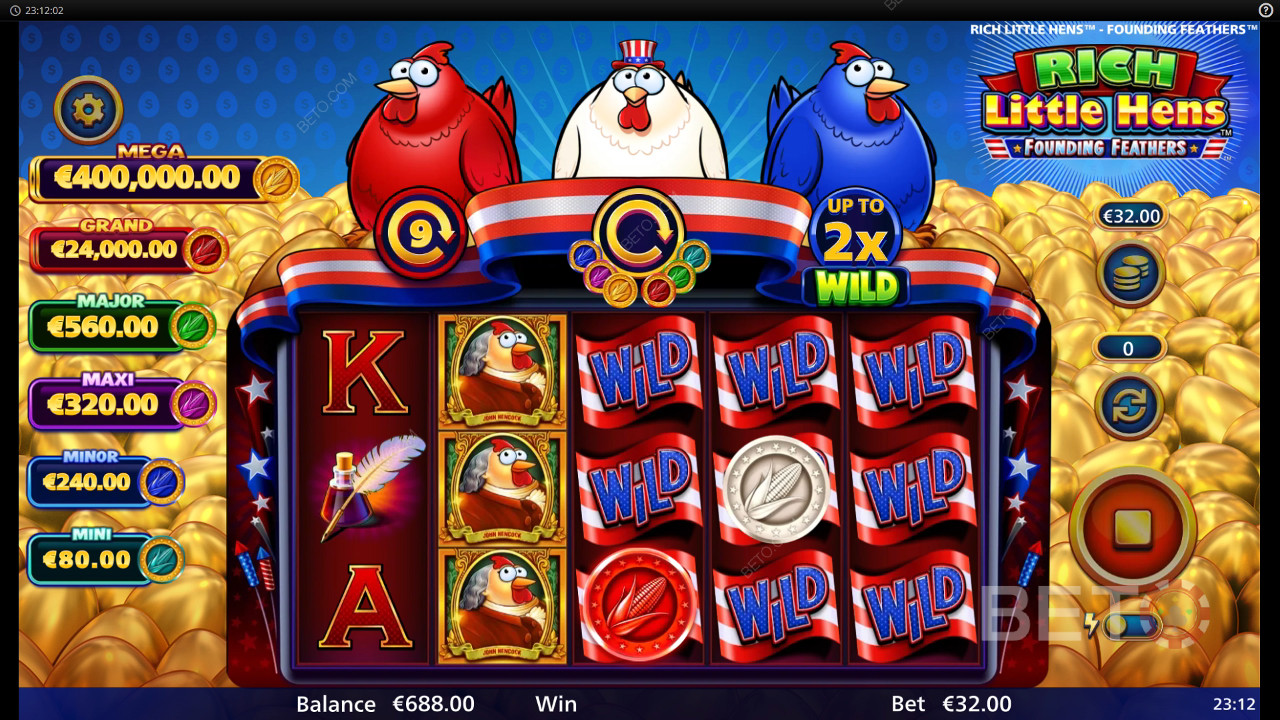 รีวิว Rich Little Hens Founding Feathers โดย BETO Slots