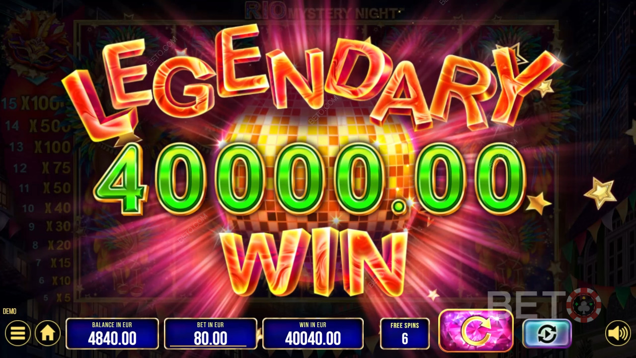 รีวิว Rio Mystery Night โดย BETO Slots
