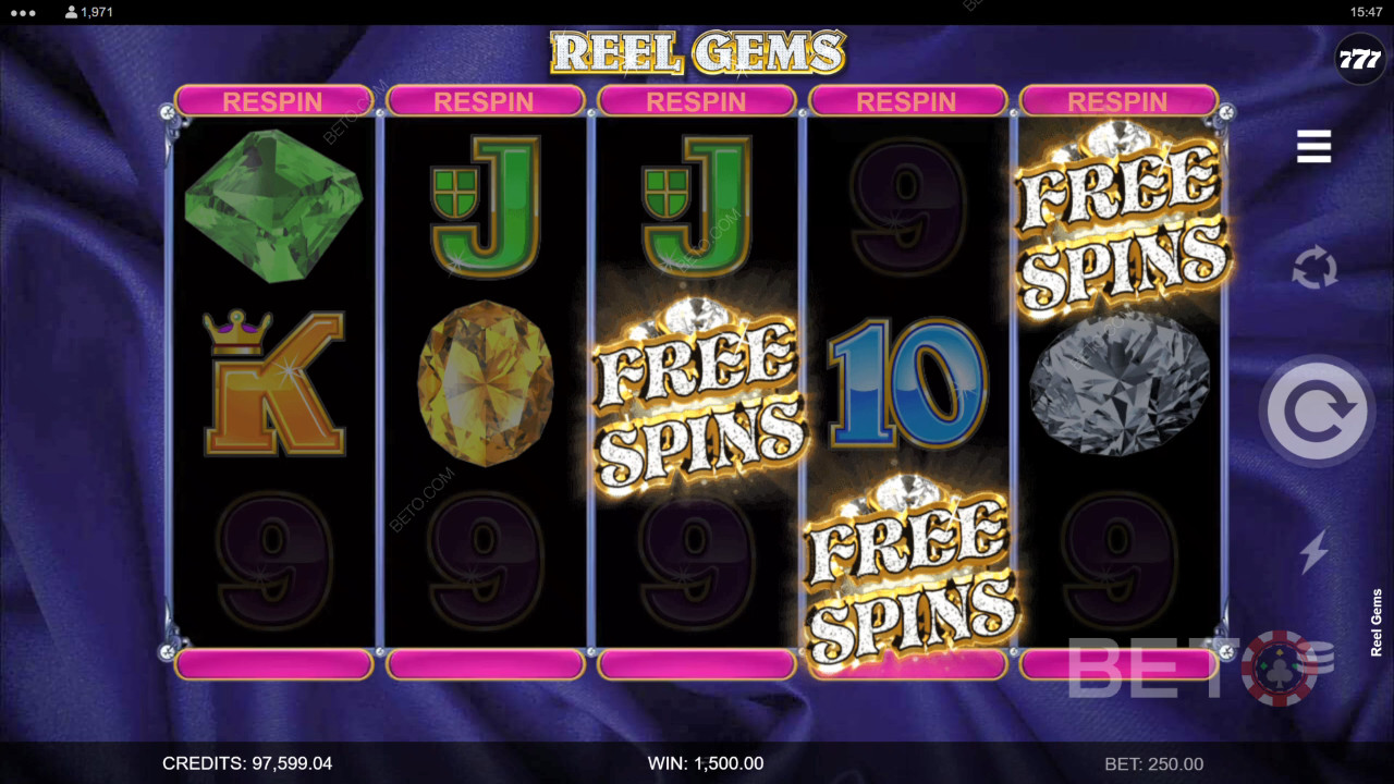 Reel Gems เล่นฟรี
