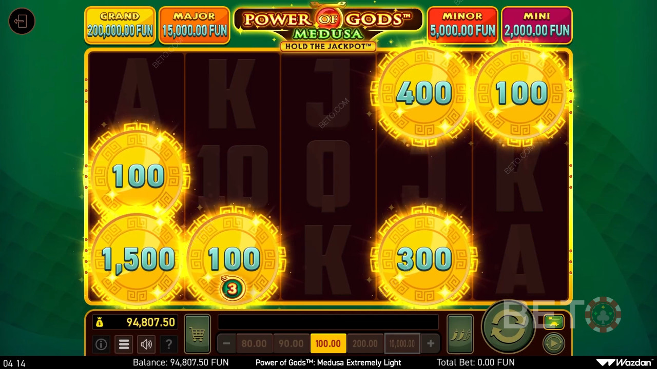 Power of Gods: Medusa Extremely Light เล่นฟรี
