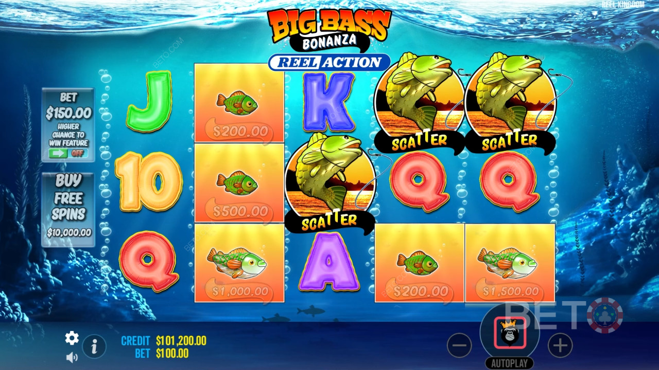 Big Bass Bonanza Reel Action เล่นฟรี