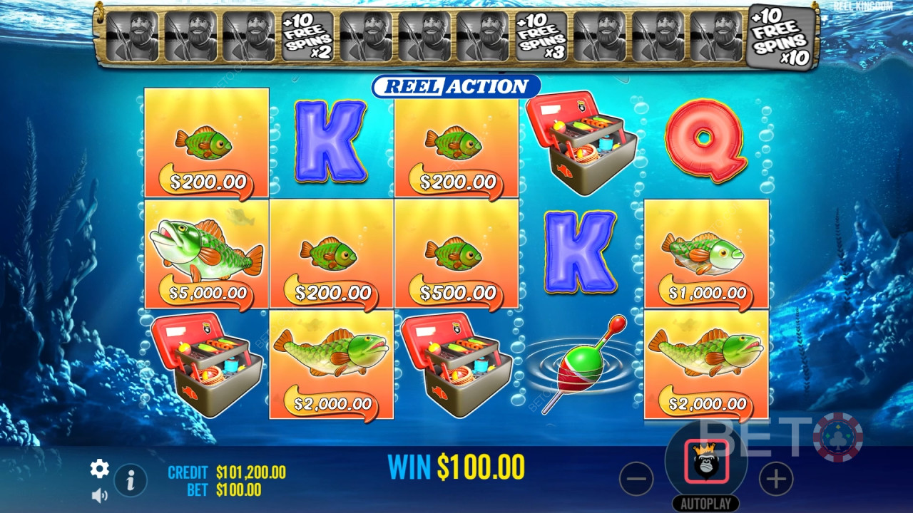 วิธีเล่นเกม Reel Kingdom