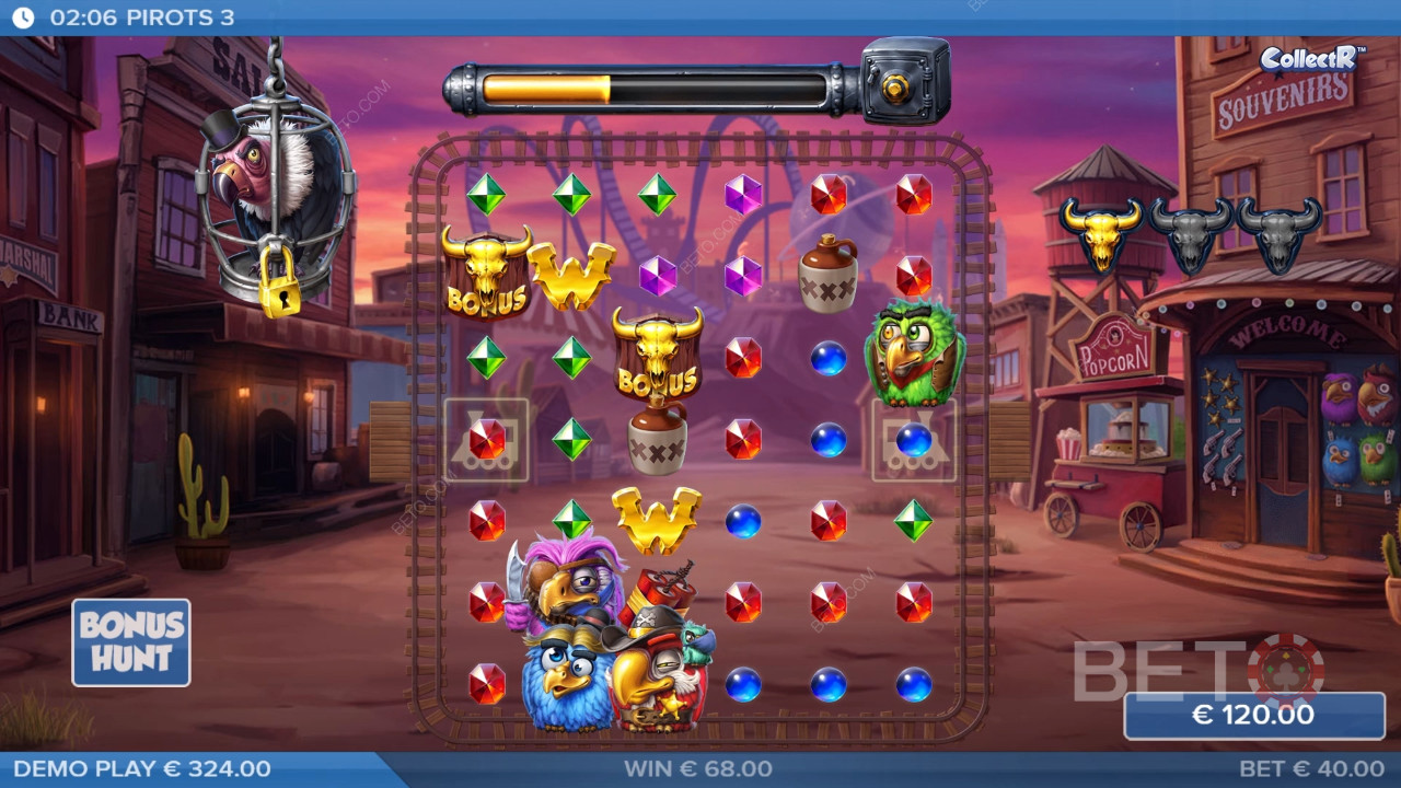 รีวิว Pirots 3 โดย BETO Slots