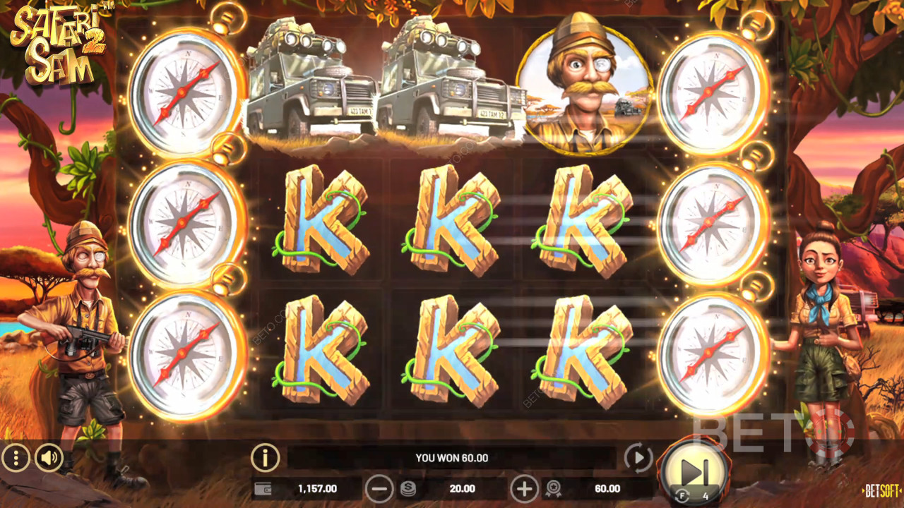 รีวิว Safari Sam 2 โดย BETO Slots