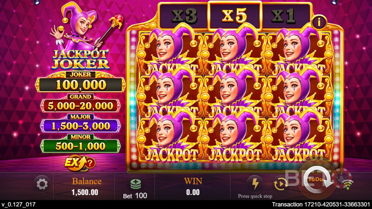 รีวิว Jackpot Joker จาก BETO Slots
