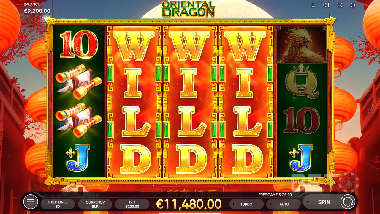 รีวิว Oriental Dragon โดย BETO Slots