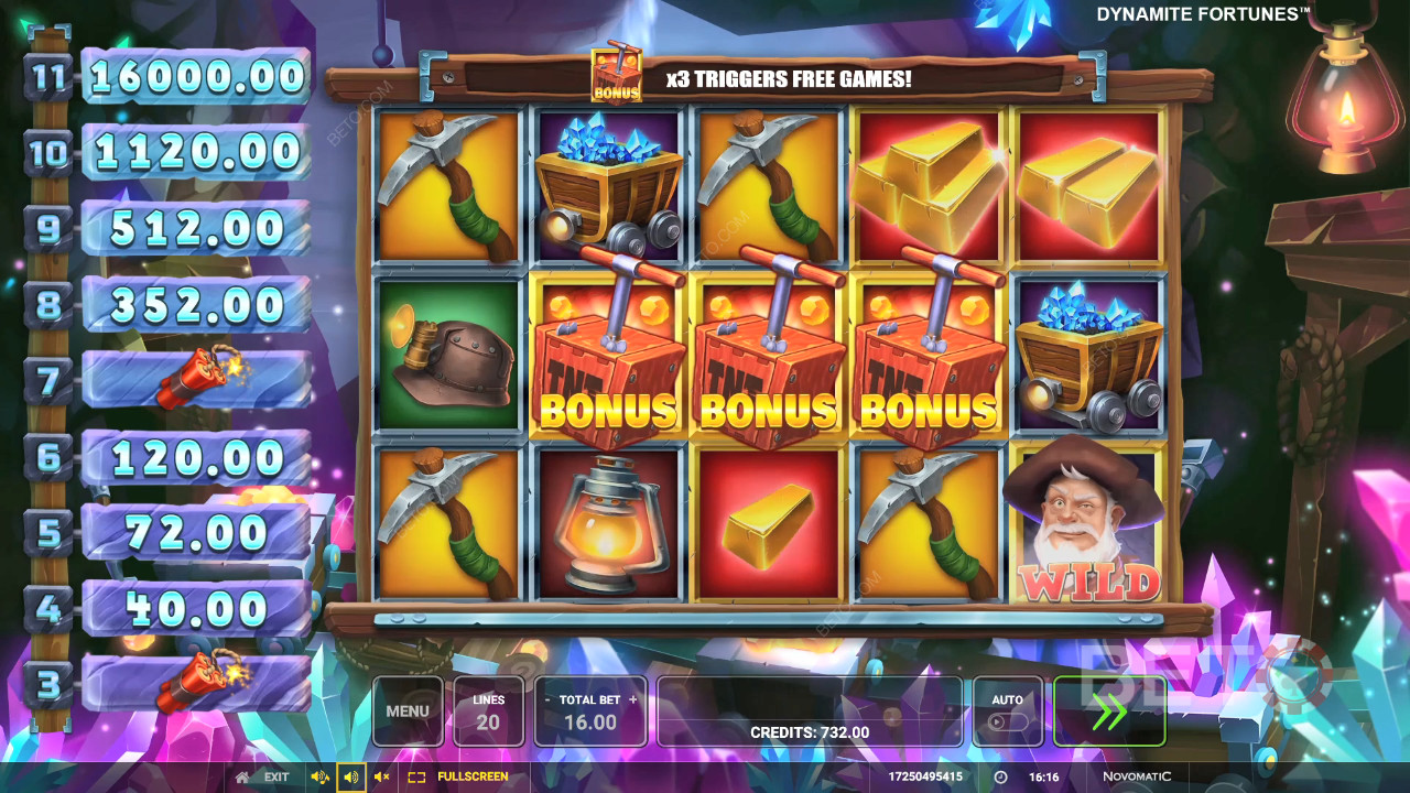 Dynamite Fortunes เล่นฟรี