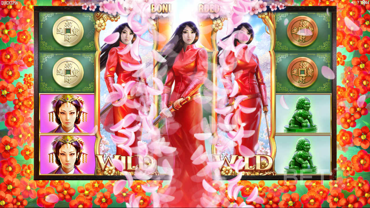 Quickspin with Sakura Fortune - เข้าร่วมกับเจ้าหญิงญี่ปุ่นแสนสวยคนนี้ในภารกิจของเธอเพื่อต่อสู้กับจักรพรรดิชั่วร้าย