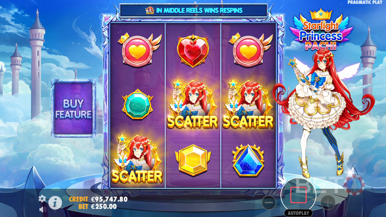 รีวิว Starlight Princess Pachi โดย BETO Slots