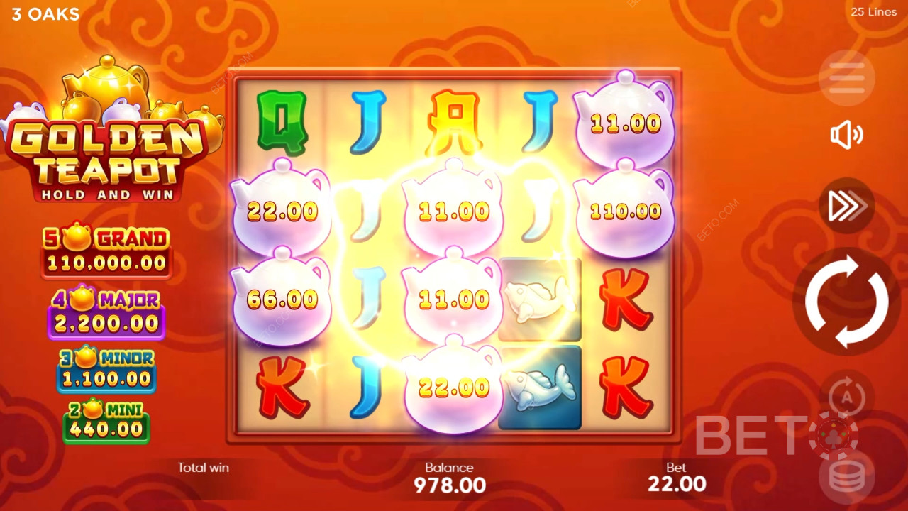 รีวิว Golden Teapot จาก BETO Slots