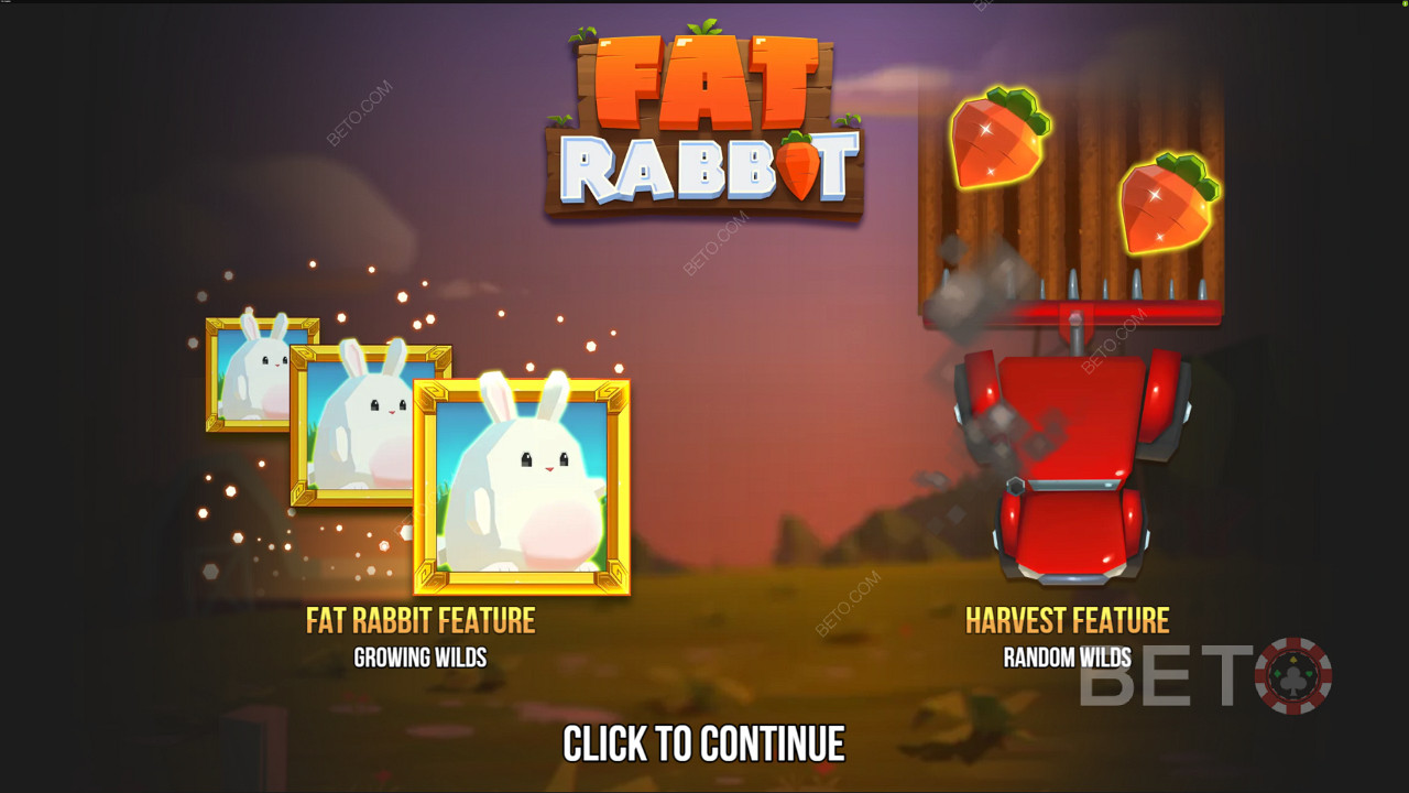 หน้าอินโทรของ Fat Rabbit