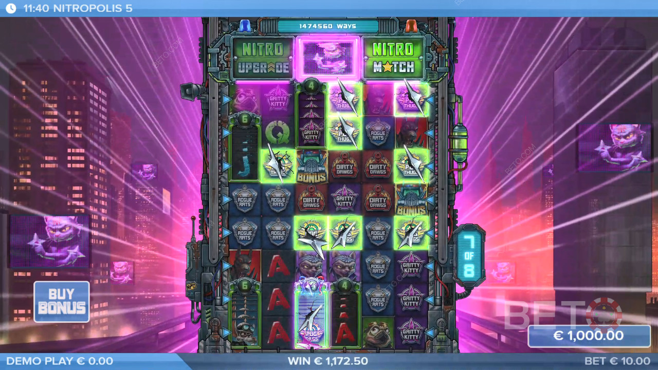 รีวิว Nitropolis 5 โดย BETO Slots
