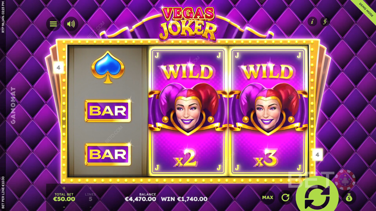 Vegas Joker (Gamomat) เล่นฟรี
