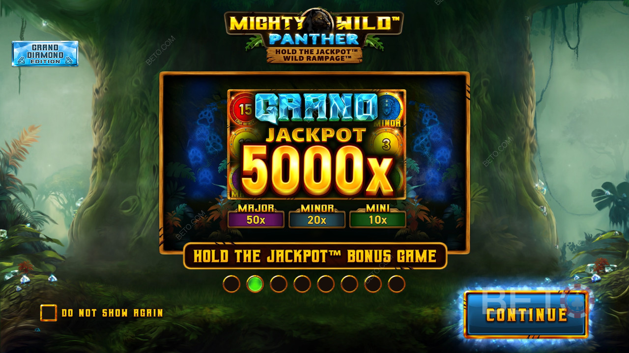 คำอธิบายฟีเจอร์โบนัสใน Mighty Wild: Panther Grand Diamond Edition โดย Wazdan
