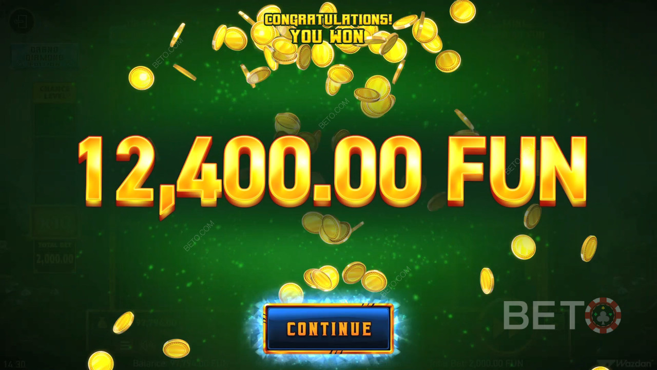รับรางวัล 5,000 เท่าของเดิมพันของคุณในสล็อตวิดีโอ Mighty Wild: Panther Grand Diamond Edition!