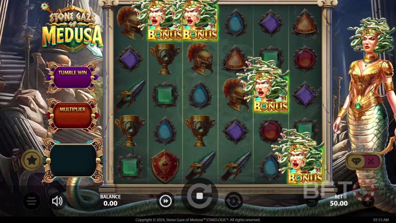 Stone Gaze of Medusa เล่นฟรี